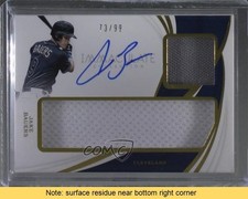 2019 Panini Immaculate Immaculate Doubles 73/99 Jake Bauers #D-JB Auto READ 2j2