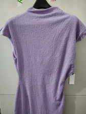 ASTR The Label Dress Womens XL Lavender Sleeveless Texture Bodycon Cutout New