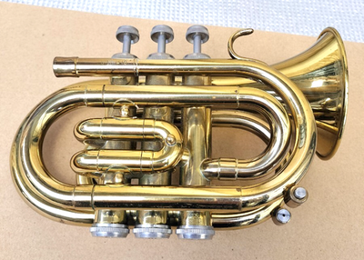 JUPITER SPT-416 ポケットトランペット Jupiter SPT-416 Pocket Trumpet Bb SPT416 Silver Plated for Parts
