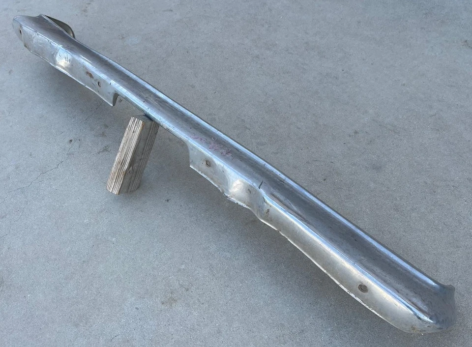 x DODGE DART NEW TRIPLE PLATED CHROME REAR BACK IMPACT BUMPER 1963-1965 OEM - Image 3 of 4