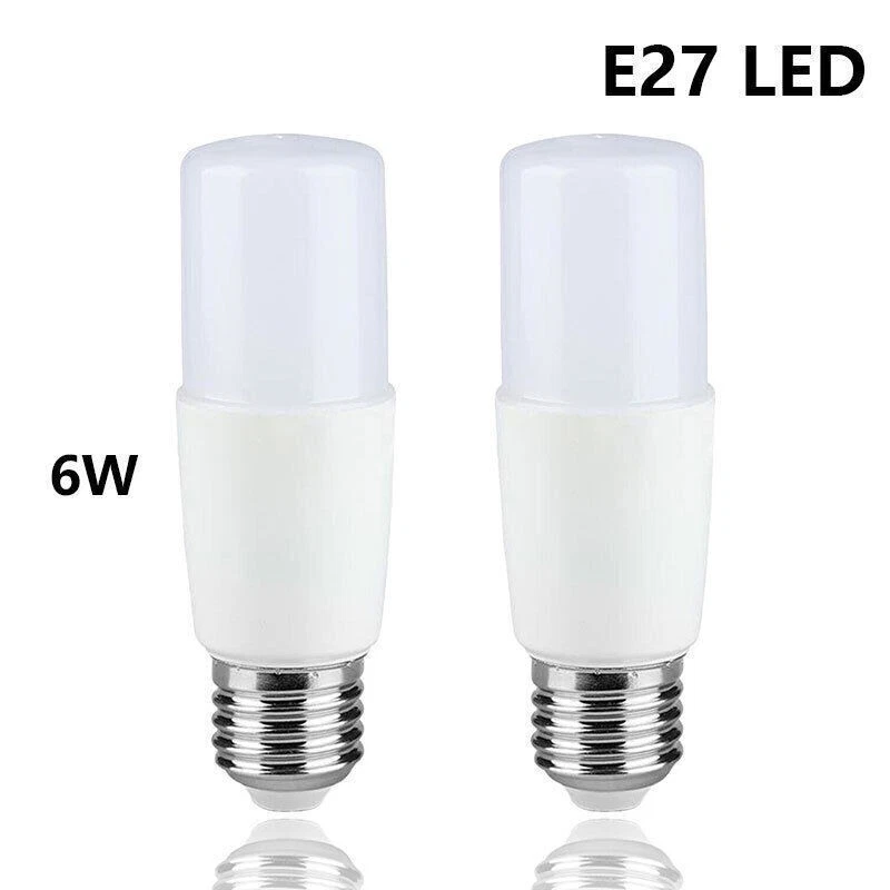 6W E27 LED lamp 4STK T37 tube stick cold white 6500K daylight - Image 2 of 4