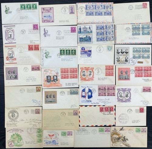 Collection of over 210 1925-1948 mixed cachet First Day covers nice early group - Picture 5 of 8