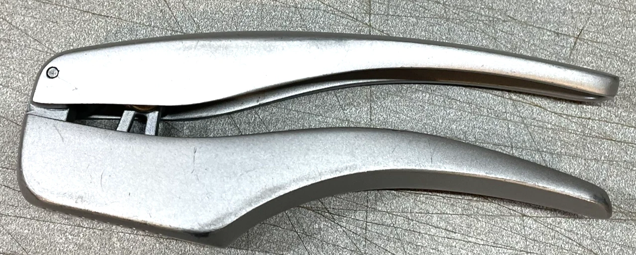 Vintage Zyliss Garlic Press Aluminum Switzerland 6"
