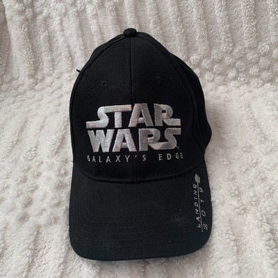 New! Disney Parks Star Wars Galaxy's Edge Landing 2019 Souvenir Black Cap Hat