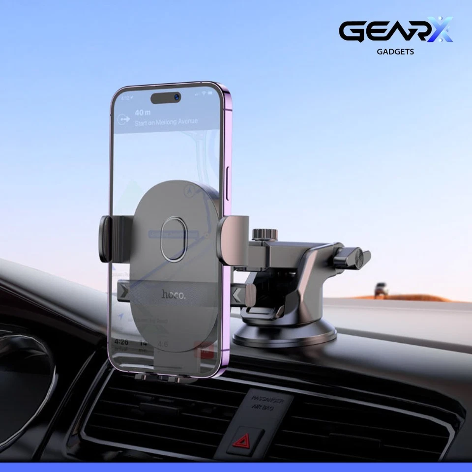 Soporte para teléfono de automóvil Soporte para teléfono móvil Soporte para automóvil 1 botón Consola central Tablero de instrumentos Foto 3 de 4