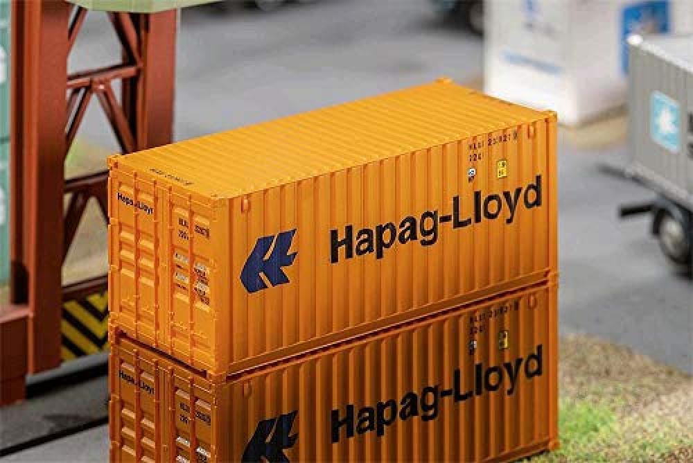 (TG. Small) Faller - Container HAPAG-Lloyd, F180826, Non insegnato - NUOVO