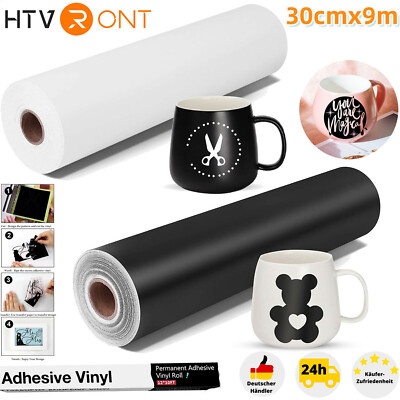30cmx9m Plotterfolie Vinylfolie Klebefolie Selbstklebend für Abziehbilder DIY