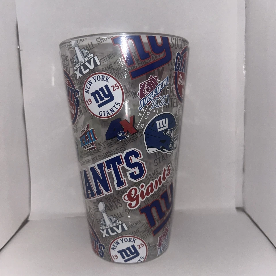 New York Giants Historic Print Pint Glass - Image 4 of 4