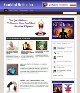 Kundalini Meditation Uk Affiliate Website With Store Banner Ads