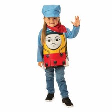 NWT 2T 3T Thomas the Train Rebecca Dress Up Costume with Hat Scarf Shirt W Foam