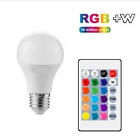 Led Leuchtmittel E27 9W Rgb Lampe Dimmbar Mit Fernbedienung 16 Farben