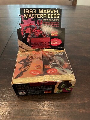 (1) Sealed Pack 1993 SkyBox Marvel Masterpieces From Sealed Box!