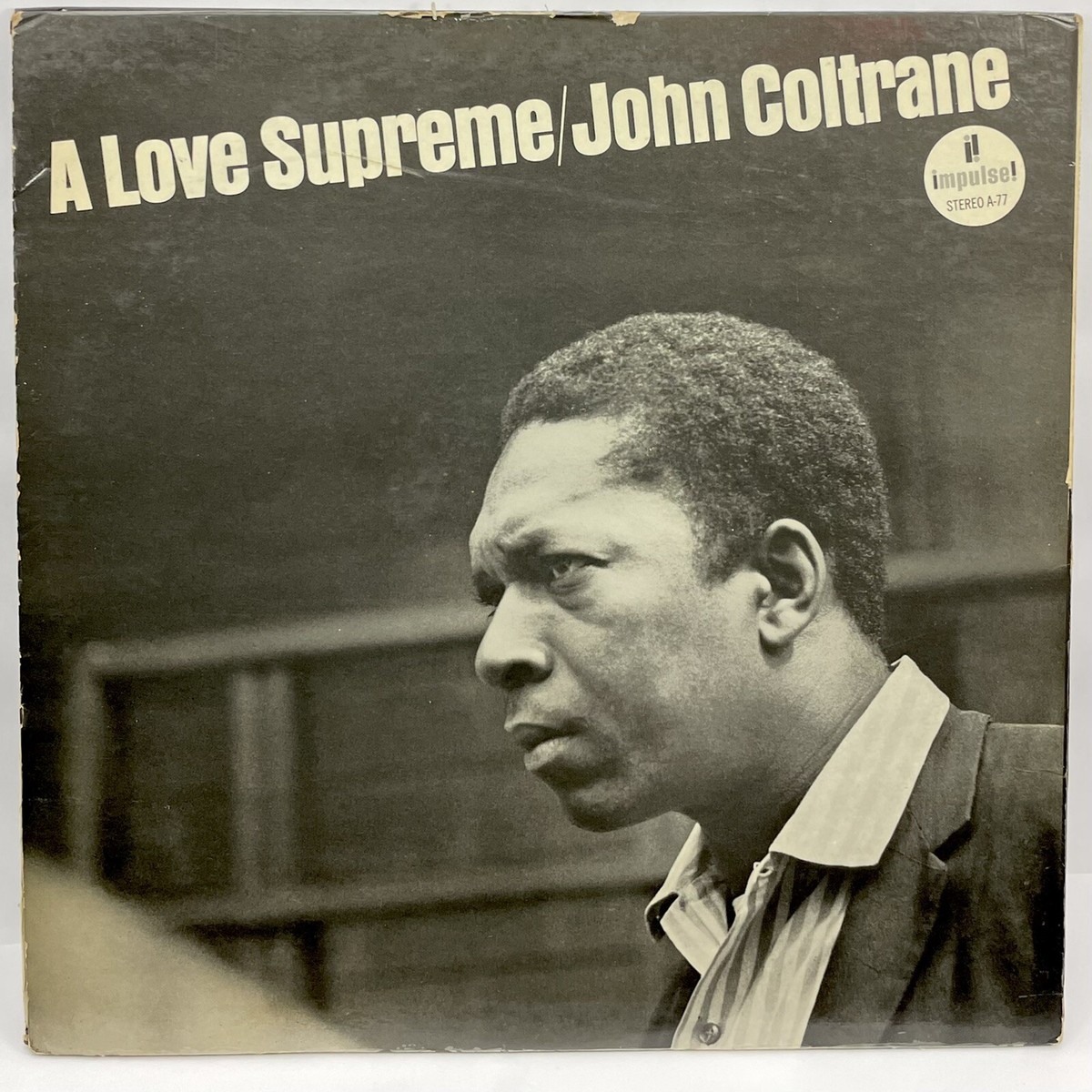 LP John Coltrane John Coltrane SR3026 IMPULSE プロモ /00260 John Coltrane LP Promo Impulse SR3026 White Label Used EX/VG