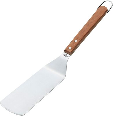 Kuchenprofi Burgerspatel aus Edelstahl und Holz 45 cm