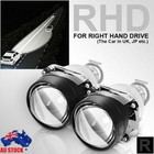 2x 2.5" Car Bi-xenon HID Projector Halo Lens Headlight Bulbs H4 H7 Retrofit RHD