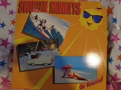 12'' VERY RARE LP ON VACATION BY THE SWOLLEN MONKEYS (1982) CACHALOT BIG 7
