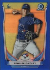 2014 Bowman Draft Chrome- Sean Reid-Foley #CDP47 Blue Refractor /399