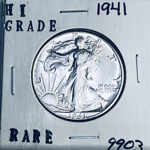 1941 Liberty Walking Half Dollar — photo from the most recent tracked eBay sale