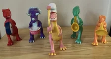 Target Ankyo Dinosaurs Marching Band Music Instruments Lot 5 Plastic Figures