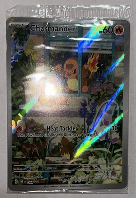 #ad Pokemon Charmander 044 Scarlet amp; Violet Black Start Promo Holo $50.99