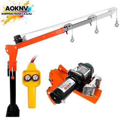 #ad 3500LBS Electric Winch Pickup Truck Crane 1100LBS Truck Mounted Bed Crane $230.25