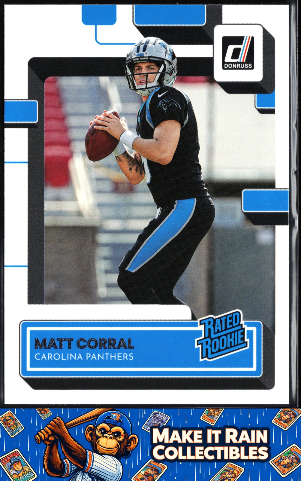 Matt Corral 2022 Donruss #302 Carolina Panthers Rookie RC