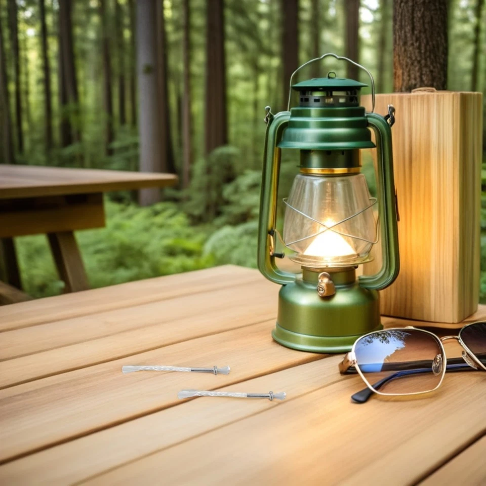 8 Pcs Offering Wicks for Oil Candles Kerosene Lamp Burner Replacement - Image 2 of 4