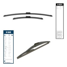 BOSCH Kit 3 Essuie-Glaces Adaptés à FIAT 500L - Avant + Arrière