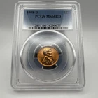 1958-D Lincoln Wheat Cent 1C MS 66 RD PCGS One Cent Coin