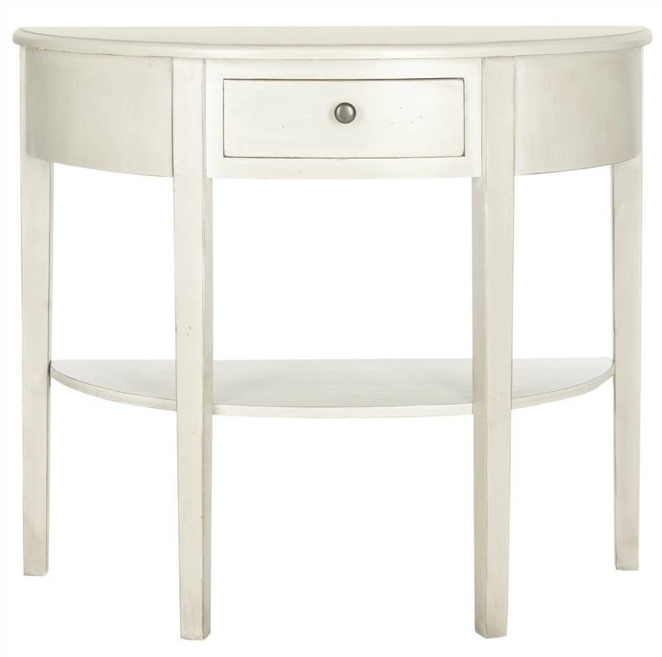 Mesa consola Abram abedul blanco colección American Homes Foto 4 de 4