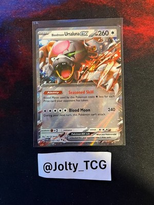Pokmon TCG Twilight Masquerade Bloodmoon Ursaluna ex 141/167 Double Rare |  eBay
