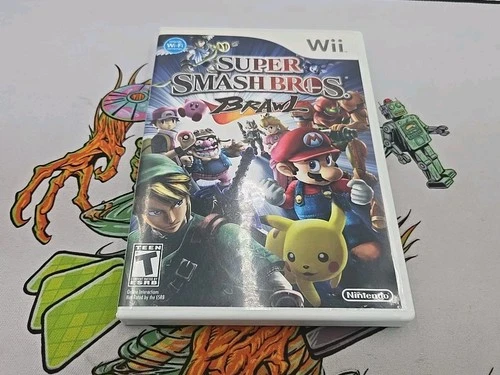 Super Smash Bros. Brawl (Nintendo Wii, 2008) COMPLETE CIB TESTED