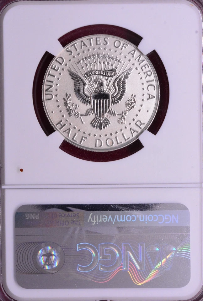 NGC PF-70 EARLY RELEASE! 2018-S KENNEDY HALF SILVER REVERSE PROOF - Image 2 of 2