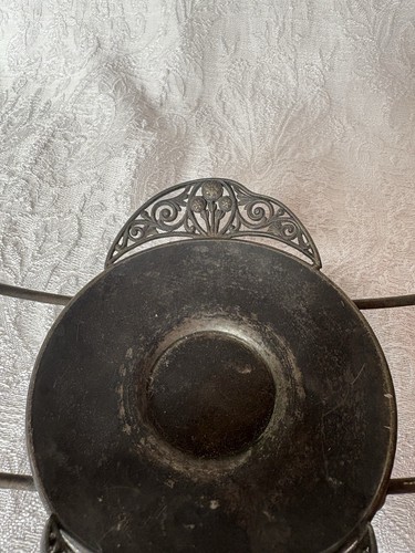 Ornate W Bird Brides Basket Meriden Silverplate Quadruple Plate , 19th Century, - Picture 7 of 10