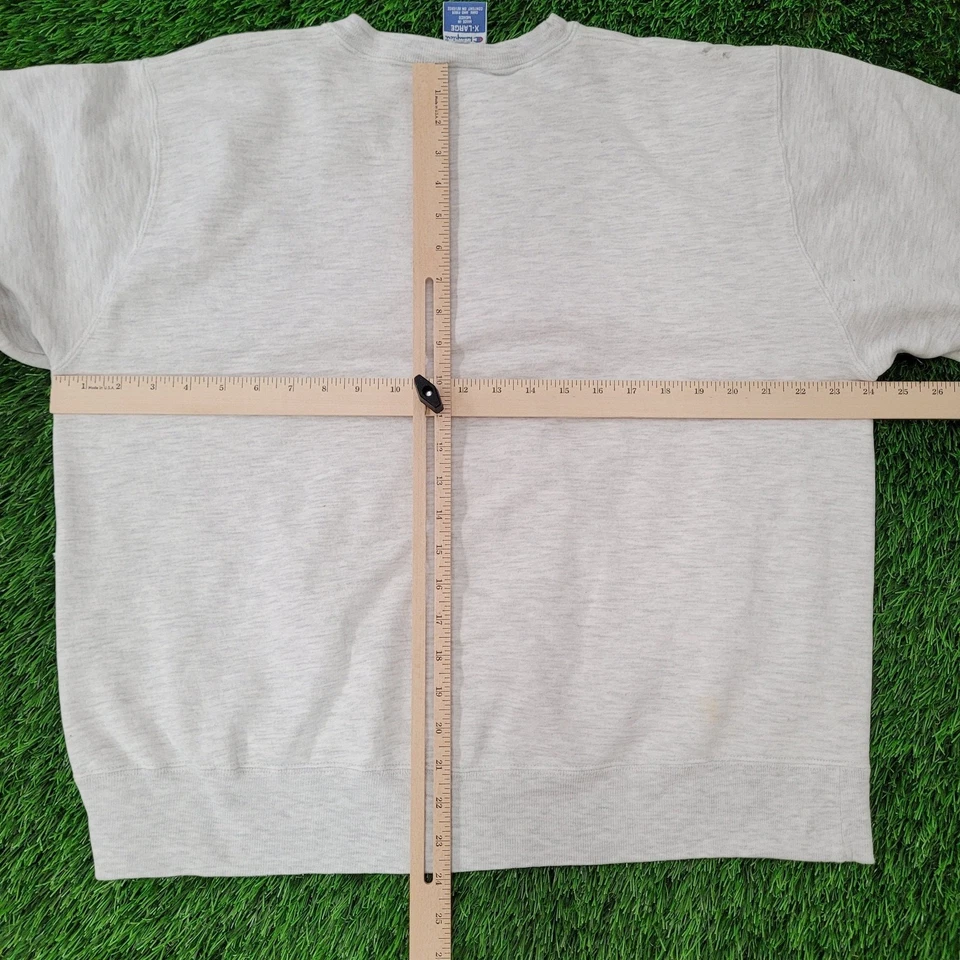 Vintage 90s Champion Sweatshirt Womens XL 24x24 Boxy Gray - Image 3 of 4