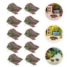 36 Pcs Natural Bark Decoration Reptile Background Climbing Terrarium