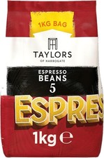 Espresso Coffee Beans, Roast 5, 1 kg Bag Taylors of Harrogate 26.95 per kilo