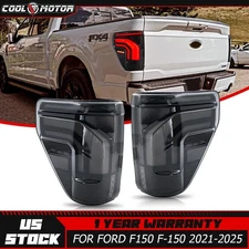 LED Tail Lights For 2021-2025 Ford F150 Rear Lamps Dynamic with Blind Spot LH+RH