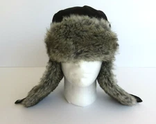 Winter Hat Ear Flaps Men's One Size Little Used Apt 9