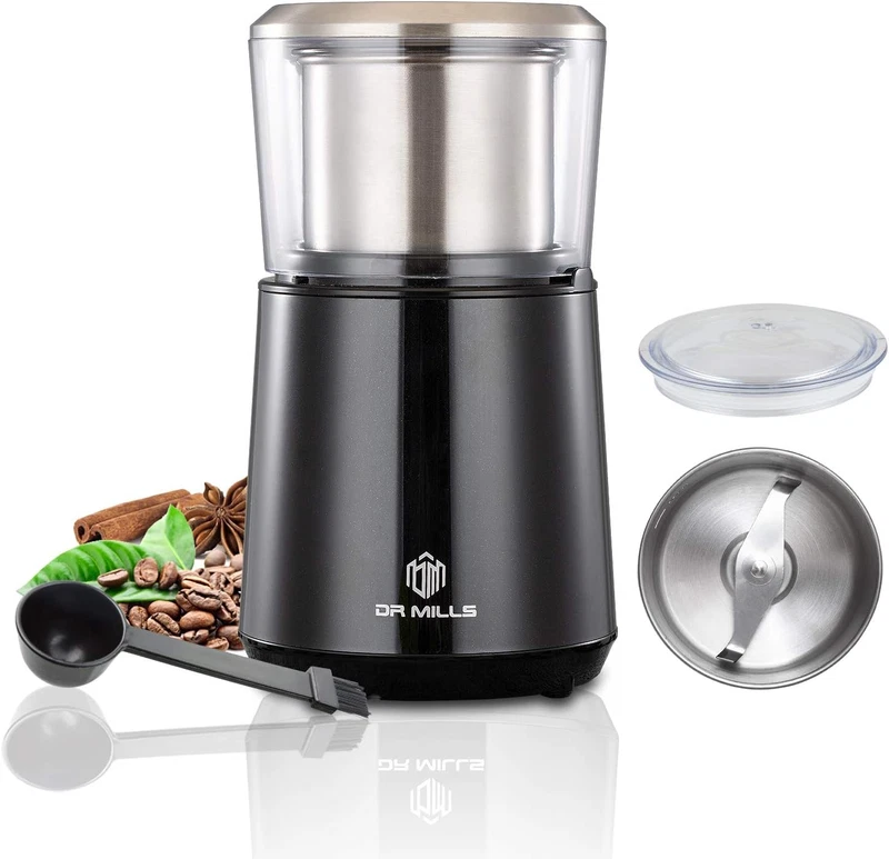 Kaffe 14-Cup Electric Coffee Grinder Stainless Steel
