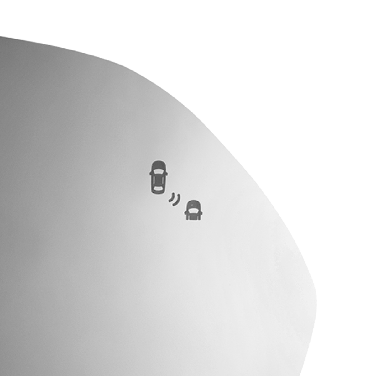 Fits 2123 Kia Seltos PASSENGER SIDE Mirror with Blind Spot w/o Backing