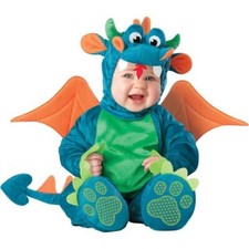 InCharacter Dinky Dragon Baby Costume, XS,S-M-LSmall 0-6 Months