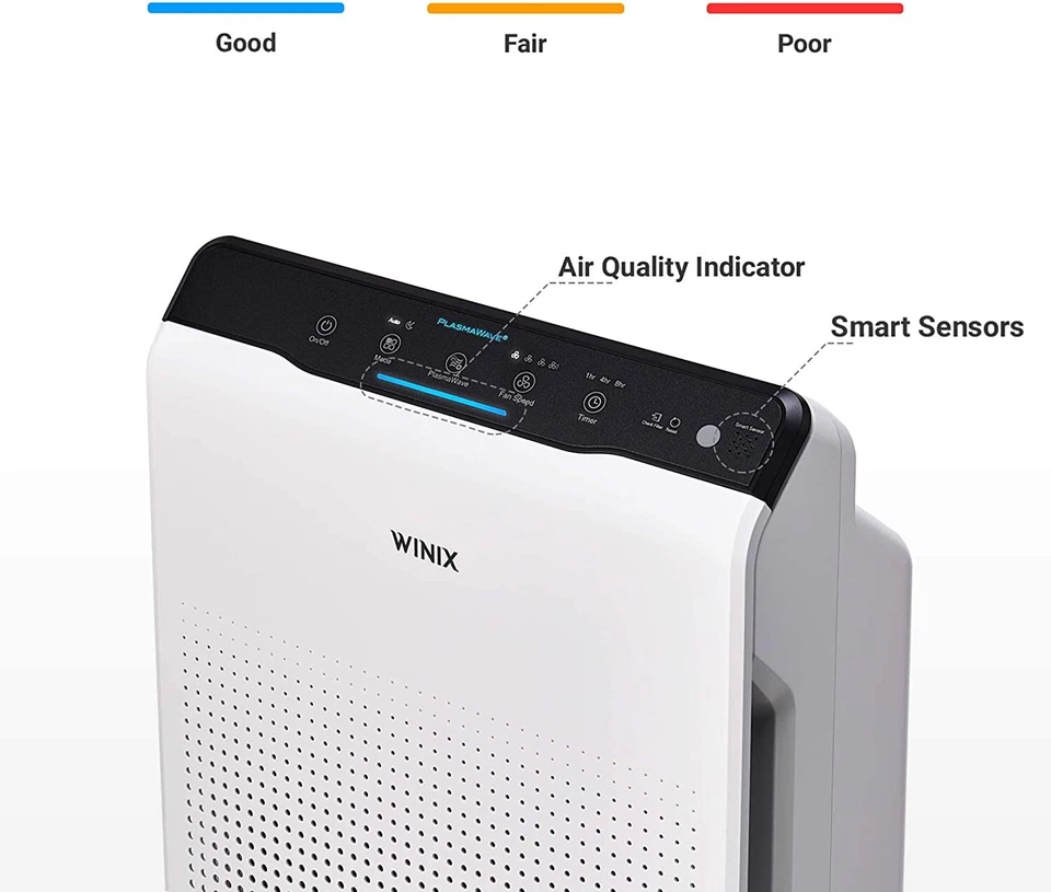 WINIX Air Purifier ZERO H13 HEPA Filter, CADR 390m³/h (Up to 99 m²)8h Timer 50dA - Image 4 of 4