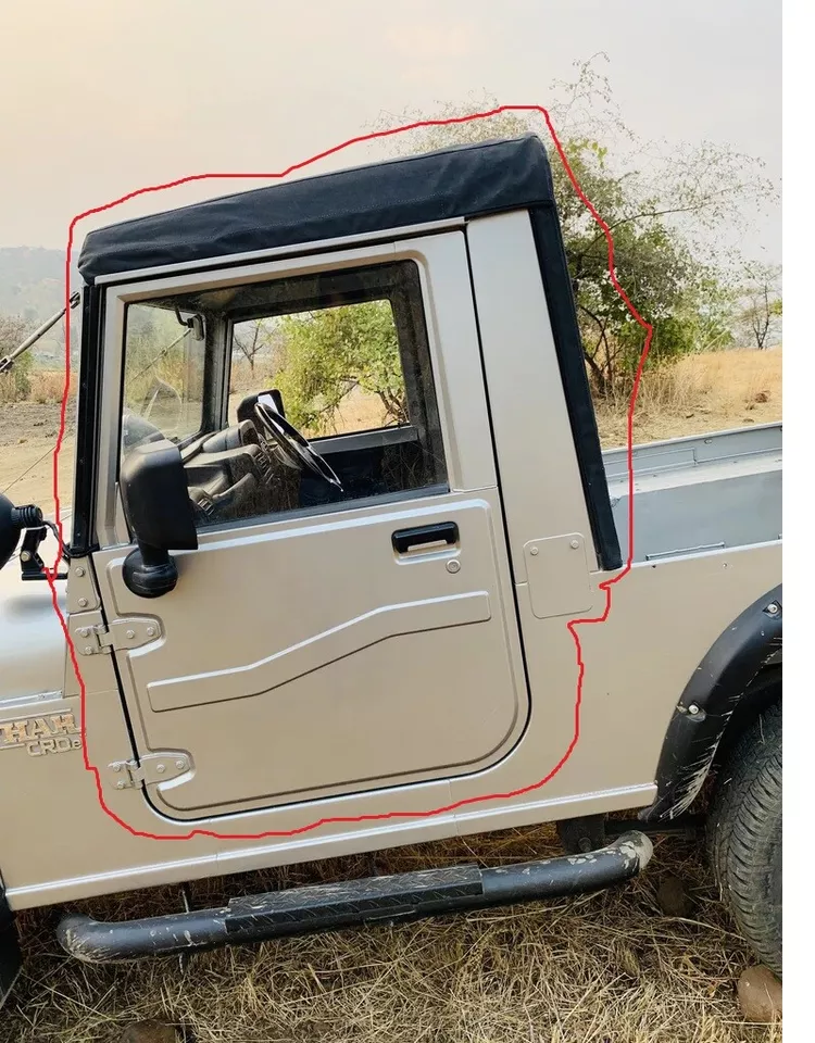 OEM Mahindra Complete Half Hard Top Conversion Kit For ROXOR FedEx Express ship - Image 3 of 4