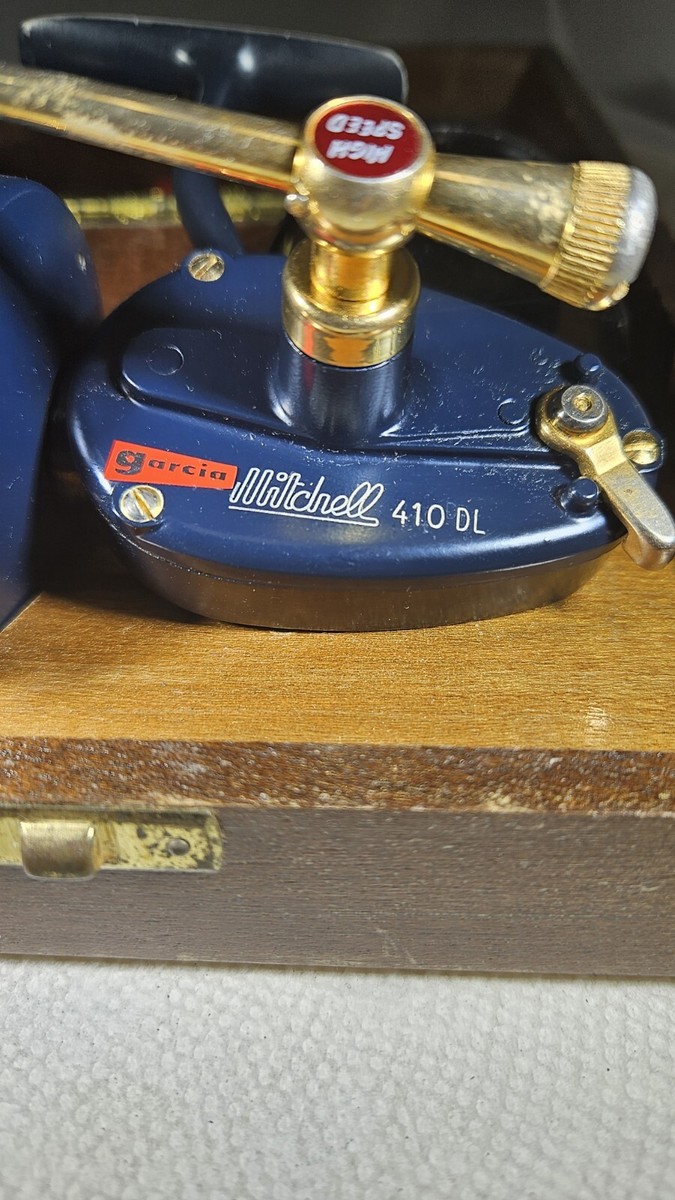 Mitchell 410 DL Reel Wooden Bx Rare ! | eBay Mitchell 410 DL Reel Wooden Bx Rare ! | eBay