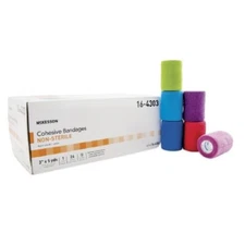 McKesson Cohesive Bandage, 3 Inch X 5 Yard, Various Colors, Case of 24,
