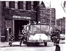 Mack CF New York FDNY Fire Truck Engine 234 VTG Photograph Print 8.5x11"