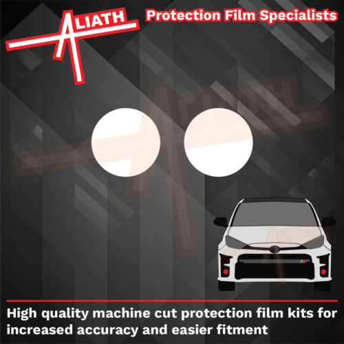 Convient à Toyota Yaris GR feux avant pierre puce protection peinture film de protection - Photo 1/3