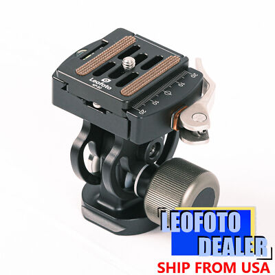 Leofoto VH-10LR 2-Way Monopod Head | Arca Compatible Lever Clamp