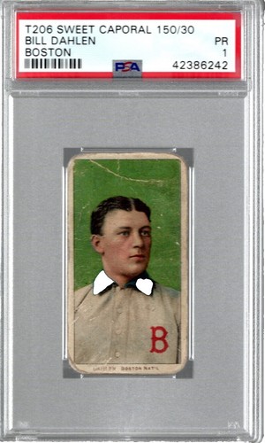 1909-1911 T206 White Borders George Hunter Brooklyn Superbas - SGC